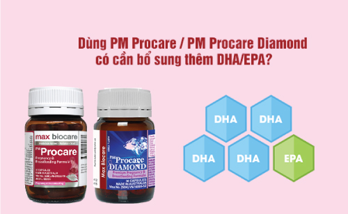 PM Procare/PM Procare Diamond đã cung cấp đủ DHA/EPA? 1