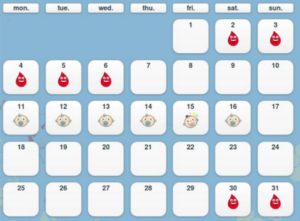 1. Tính ngày rụng trứng dựa vào chu kỳ kinh nguyệt 1 1. Tính ngày rụng trứng dựa vào chu kỳ kinh nguyệt 1