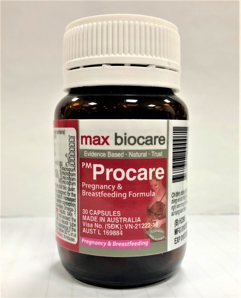 Về hình thức tổng quan bên ngoài lọ thuốc PM Procare 1 Về hình thức tổng quan bên ngoài lọ thuốc PM Procare 1