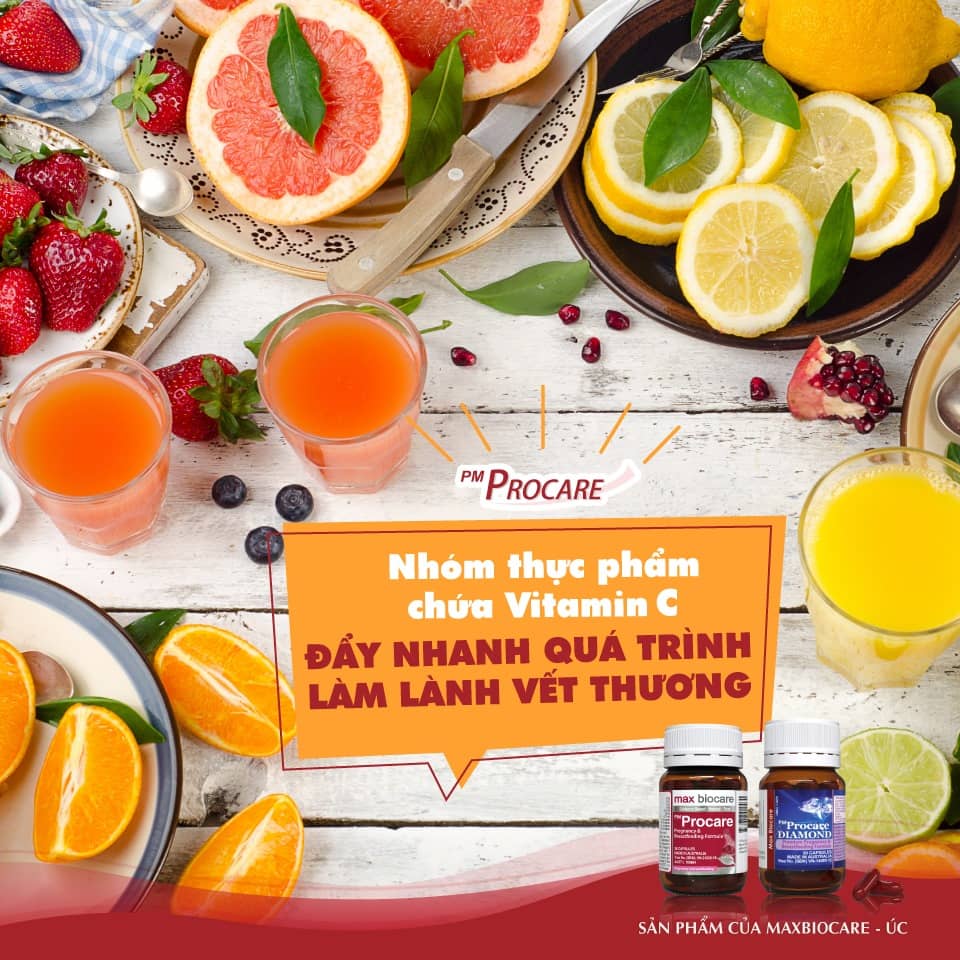 Nhóm thực phẩm chứa Vitamin C – Đẩy nhanh quá trình làm lành vết thương 1