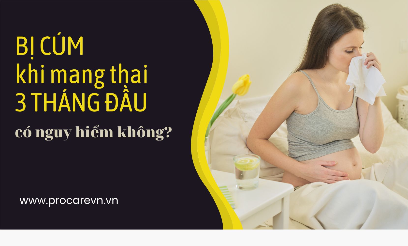 Mang thai 3 tháng đầu bị cúm có nguy hiểm không?