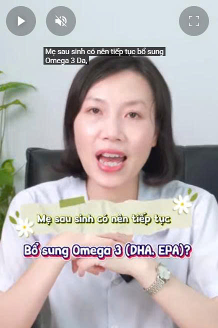 Mẹ sau sinh có nên tiếp tục bổ sung Omega 3 (DHA,EPA) không? 1
