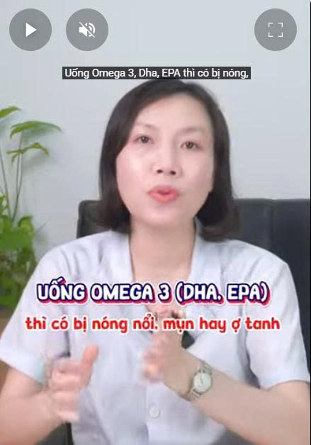Uống Omega 3 (DHA,EPA) có bị nóng, nổi mụn không? 1