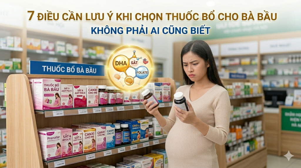 7 điều cần lưu ý khi chọn thuốc bổ cho bà bầu không phải ai cũng biết 1