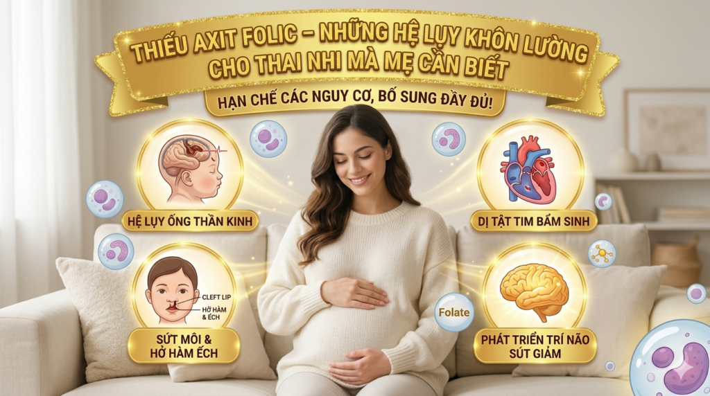 Thiếu Axit Folic – Những Hệ Lụy Khôn Lường Cho Thai Nhi Mà Mẹ Cần Biết 1