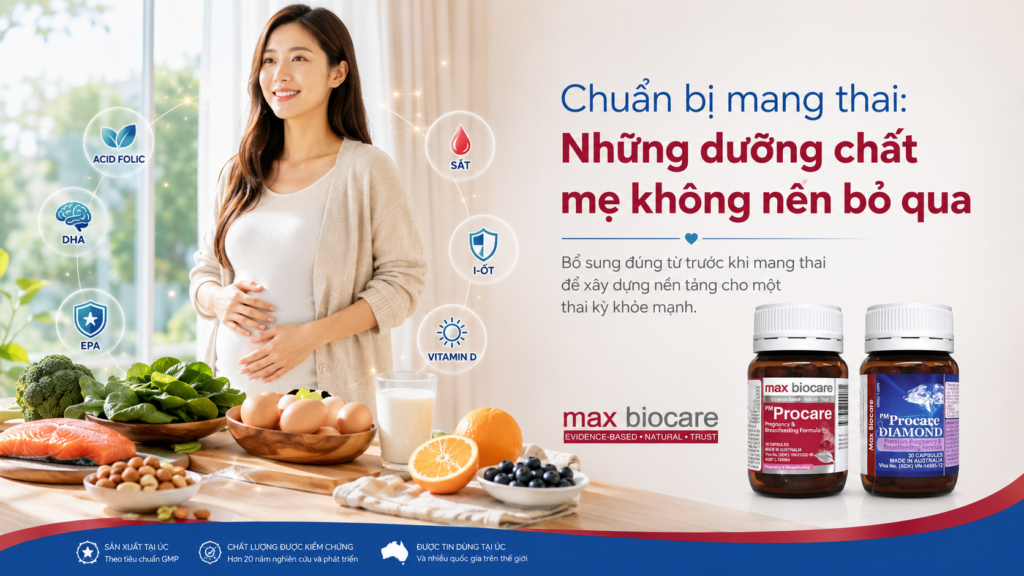 Chuẩn bị mang thai: Những dưỡng chất quan trọng mẹ nên bổ sung ngay từ hôm nay 1